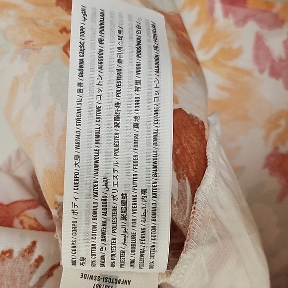 Abercrombie and Fitch  Baby Doll Floral Puff Sleeve Mini Dress Size SP - Picture 9 of 16